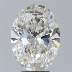 Picture of Natural Diamond 4.01 Carats, Oval with  Cut, I Color, VS1 Clarity and Certified by GIA