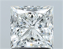 Diamante Natural 1.52 quilates, Princesa , Color G, claridad VS2 y certificado GIA