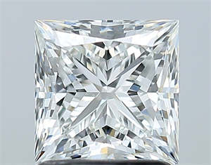 Foto Diamante Natural 1.52 quilates, Princesa , Color G, claridad VS2 y certificado GIA de