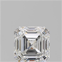 Natural Diamond 1.02 Carats, Asscher with  Cut, G Color, VS1 Clarity and Certified by GIA