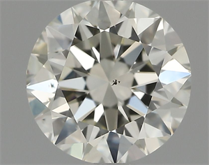 Picture of Natural Diamond 0.60 Carats, Round with Excellent Cut, L Color, SI1 Clarity and Certified by GIA