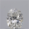 Natural Diamond 0.40 Carats, Oval with  Cut, F Color, VVS1 Clarity and Certified by GIA