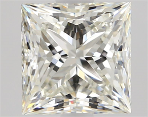 Picture of Natural Diamond 1.50 Carats, Princess with  Cut, J Color, VS1 Clarity and Certified by GIA