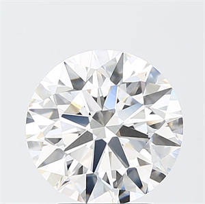 Picture of Lab Grown Diamond 3.07 Carats, Round with Ideal Cut, F Color, VS1 Clarity and Certified by IGI