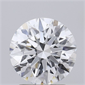 Lab Grown Diamond 1.85 Carats, Round with Ideal Cut, E Color, IF Clarity and Certified by IGI
