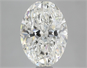 Natural Diamond 1.50 Carats, Oval with  Cut, I Color, VS1 Clarity and Certified by GIA
