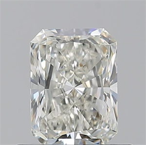 Picture of Natural Diamond 0.70 Carats, Radiant with  Cut, J Color, VVS1 Clarity and Certified by GIA