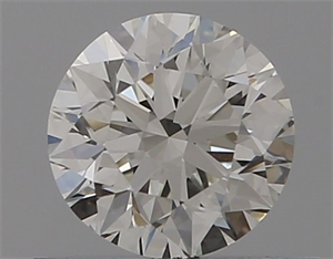 Picture of Natural Diamond 0.42 Carats, Round with Excellent Cut, I Color, VVS1 Clarity and Certified by GIA