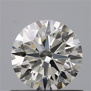 Picture of Natural Diamond 0.70 Carats, Round with Excellent Cut, H Color, VVS2 Clarity and Certified by IGI