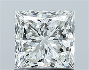 Picture of Natural Diamond 1.01 Carats, Princess with  Cut, H Color, VVS2 Clarity and Certified by GIA