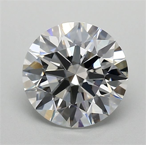 Picture of Lab Grown Diamond 1.30 Carats, Round with Ideal Cut, F Color, VS1 Clarity and Certified by IGI