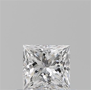 Foto Diamante Natural 0.50 quilates, Princesa , Color E, claridad VVS1 y certificado GIA de