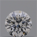 Natural Diamond 0.72 Carats, Round with Excellent Cut, E Color, I1 Clarity and Certified by GIA