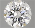 Lab Grown Diamond 1.01 Carats, Round with Excellent Cut, D Color, VVS2 Clarity and Certified by IGI