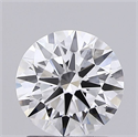 Lab Grown Diamond 1.56 Carats, Round with Ideal Cut, D Color, VS1 Clarity and Certified by IGI