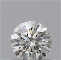 Diamante Natural 0.56 quilates, Redondo , Color J, claridad IF y certificado GIA