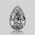 Natural Diamond 0.54 Carats, Pear with  Cut, F Color, VVS2 Clarity and Certified by GIA