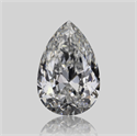 Natural Diamond 0.54 Carats, Pear with  Cut, F Color, VVS2 Clarity and Certified by GIA