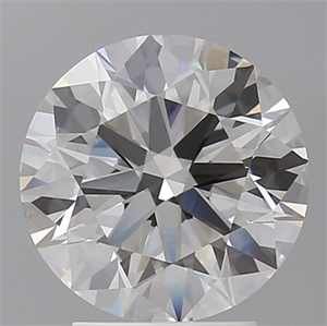 Picture of Lab Grown Diamond 3.06 Carats, Round with Ideal Cut, F Color, VVS2 Clarity and Certified by IGI