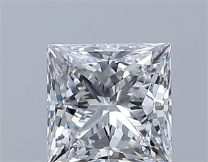 Foto Diamante Natural 0.50 quilates, Princesa , Color E, claridad VS1 y certificado GIA de