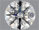 Diamante Natural 0.55 quilates, Redondo , Color G, claridad VVS2 y certificado GIA