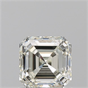 Diamante Natural 1.01 quilates, Asscher , Color L, claridad VVS2 y certificado GIA
