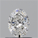 Diamante Natural 0.50 quilates, Ovalado , Color E, claridad VS1 y certificado GIA