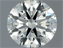 Natural Diamond 0.80 Carats, Round with Excellent Cut, K Color, VVS2 Clarity and Certified by IGI