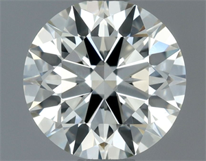 Picture of Natural Diamond 0.80 Carats, Round with Excellent Cut, K Color, VVS2 Clarity and Certified by IGI