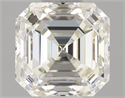 Natural Diamond 1.00 Carats, Asscher with  Cut, I Color, IF Clarity and Certified by IGI