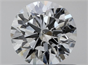 Natural Diamond 0.52 Carats, Round with Excellent Cut, K Color, SI2 Clarity and Certified by GIA