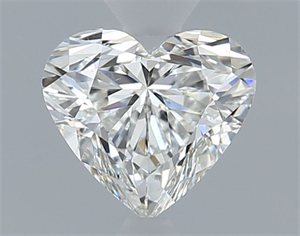 Picture of Natural Diamond 0.51 Carats, Heart with  Cut, H Color, SI1 Clarity and Certified by GIA