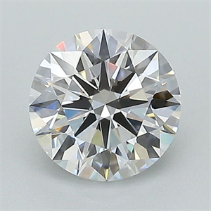 Picture of Lab Grown Diamond 1.06 Carats, Round with Ideal Cut, D Color, VVS1 Clarity and Certified by IGI