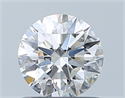 Natural Diamond 0.80 Carats, Round with Excellent Cut, H Color, IF Clarity and Certified by GIA