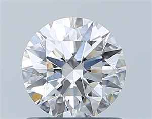 Picture of Natural Diamond 0.80 Carats, Round with Excellent Cut, H Color, IF Clarity and Certified by GIA