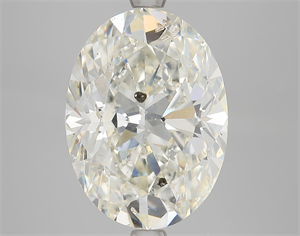 Picture of Natural Diamond 5.51 Carats, Oval with  Cut, I Color, SI2 Clarity and Certified by HRD
