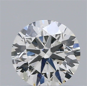 Picture of Natural Diamond 0.40 Carats, Round with Excellent Cut, D Color, SI2 Clarity and Certified by IGI