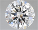 Del inventario de diamantes de laboratorio, 2.28 quilates, Redondo , Color D, claridad VVS2 y certificado IGI