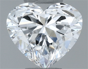 Picture of Natural Diamond 0.30 Carats, Heart with  Cut, D Color, VS2 Clarity and Certified by GIA