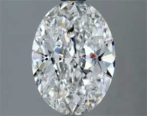 Picture of Natural Diamond 2.00 Carats, Oval with  Cut, F Color, VVS1 Clarity and Certified by GIA