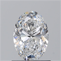 Diamante Natural 0.91 quilates, Ovalado , Color D, claridad VS2 y certificado GIA