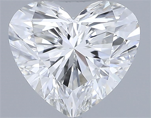 Picture of Natural Diamond 0.50 Carats, Heart with  Cut, H Color, VS1 Clarity and Certified by IGI