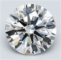 Diamante Natural 4.60 quilates, Redondo , Color G, claridad SI1 y certificado GIA