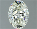 Natural Diamond 1.01 Carats, Oval with  Cut, J Color, VS1 Clarity and Certified by IGI