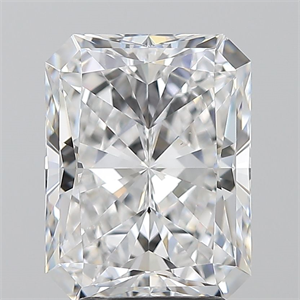 Foto Diamante Natural 3.50 quilates, Radiante , Color D, claridad VS1 y certificado GIA de