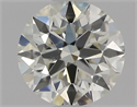 Natural Diamond 0.80 Carats, Round with Excellent Cut, K Color, SI1 Clarity and Certified by GIA