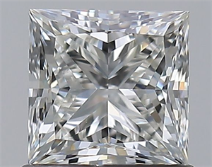 Picture of Natural Diamond 0.90 Carats, Princess with  Cut, I Color, VVS1 Clarity and Certified by GIA