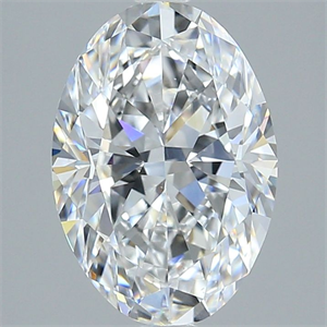 Picture of Natural Diamond 3.25 Carats, Oval with  Cut, E Color, VS1 Clarity and Certified by GIA