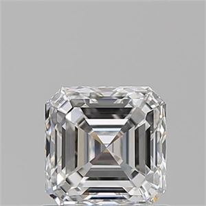 Foto Diamante Natural 0.90 quilates, Asscher , Color E, claridad VS1 y certificado GIA de