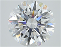 Lab Grown Diamond 3.57 Carats, Round with Ideal Cut, E Color, VVS1 Clarity and Certified by IGI